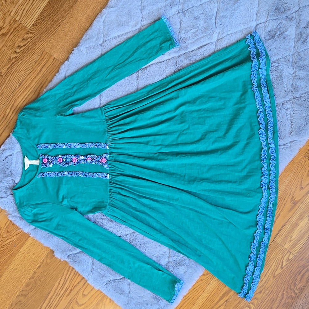 Matilda Jane Green/Blue Dress, Girls Size 14, Great Condition